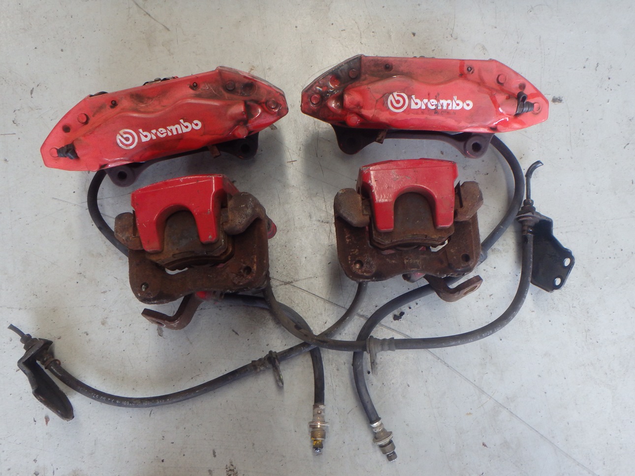 Honda Integra DC5 Type R Brembo Front Rear Brake Caliper Set JDM 2 eBay